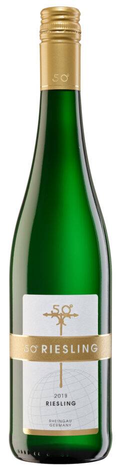 50 DEGREES RIESLING OFFDRY WHITE WINE @75CL.BOT.