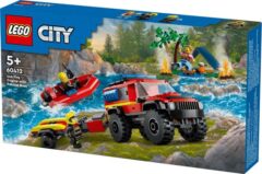 LEGO 4x4 Fire Truck with Rescue Boat (3)
